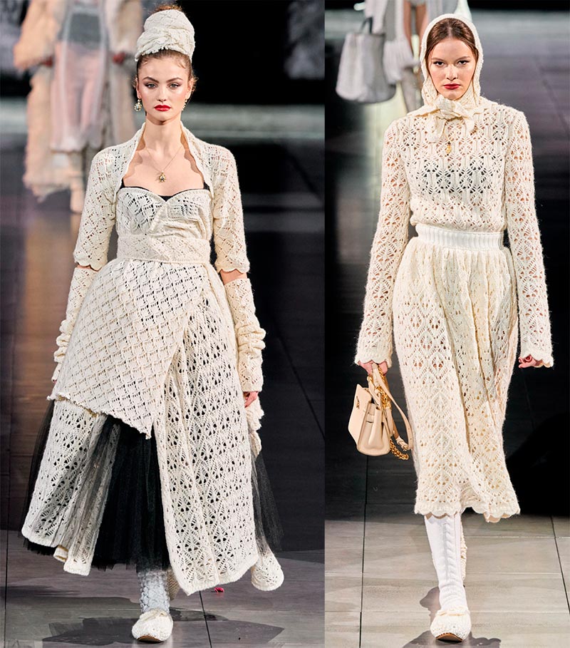 Knitted dresses fall-winter