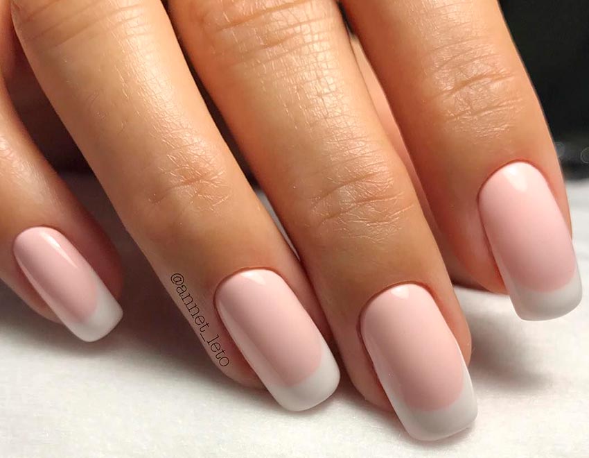 Nude manicure after 40 years