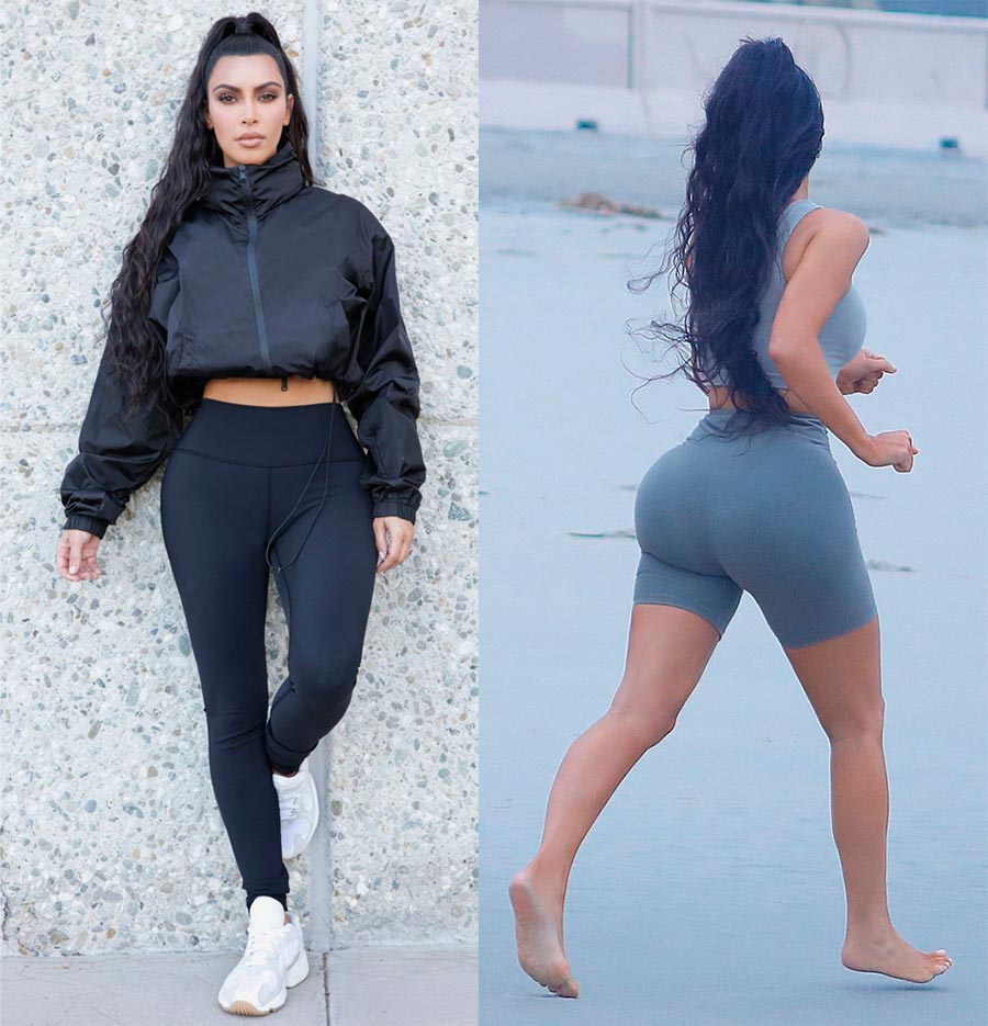 Kim Kardashian fitness