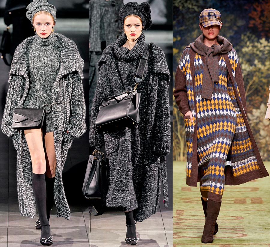 Knitted coats 2024-2025