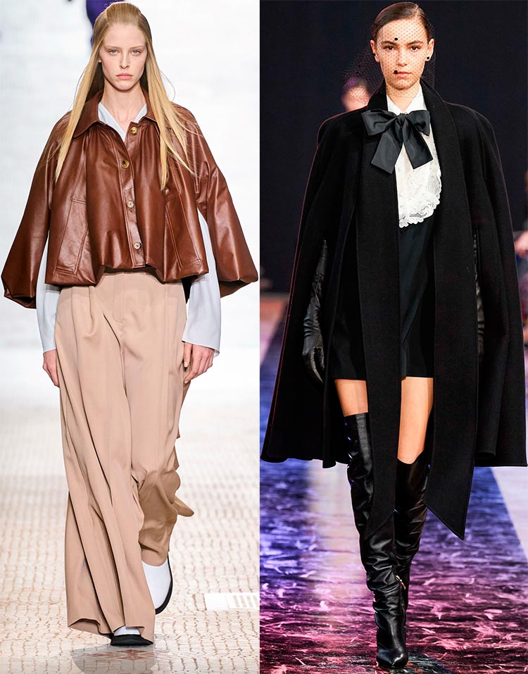 Fashionable capes for autumn and winter