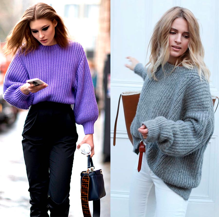 Oversized sweaters