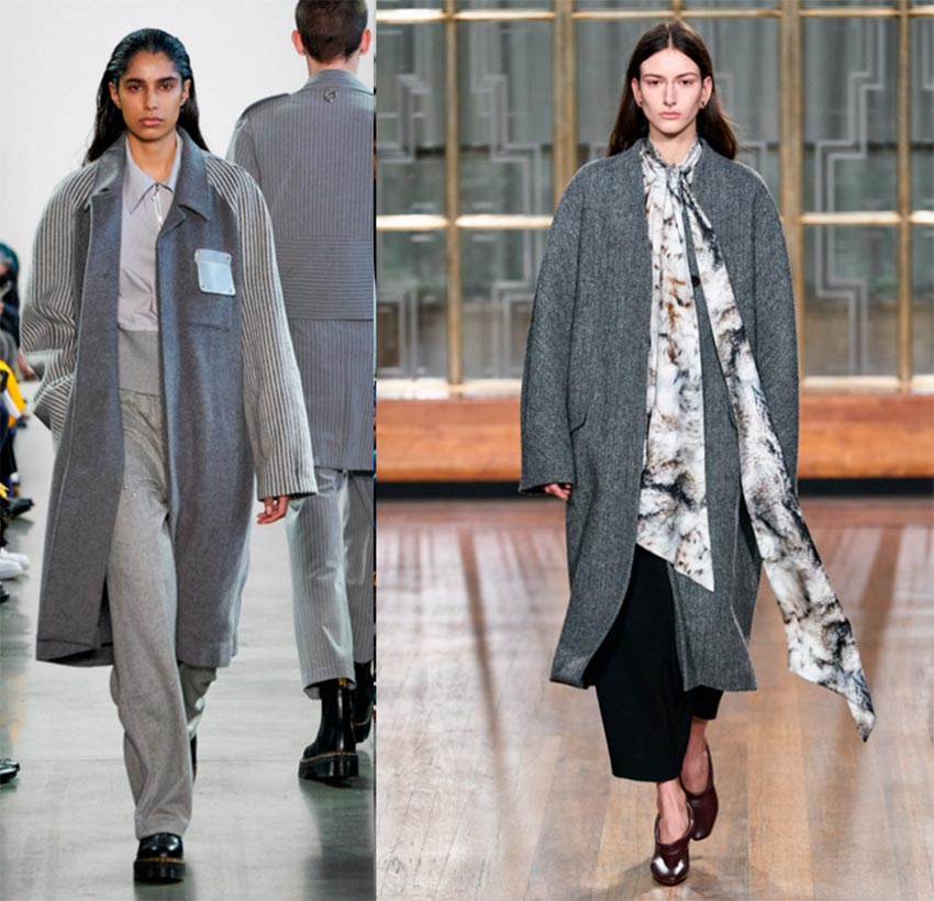 Gray coat trend of the season: 50 models from fashion brands