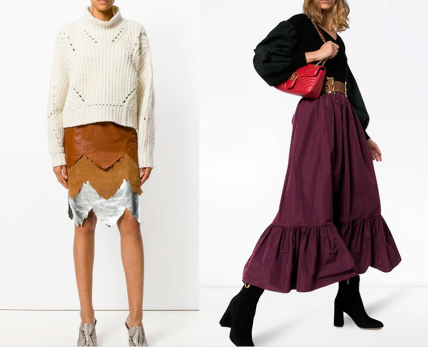 Beautiful skirts for autumn