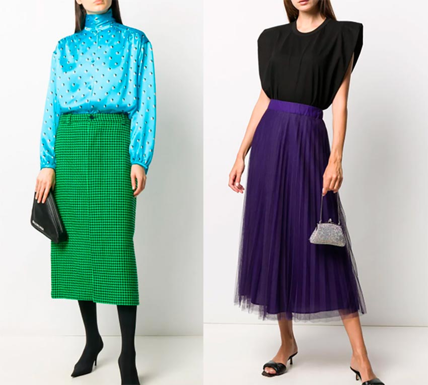 Fashionable skirts autumn-winter