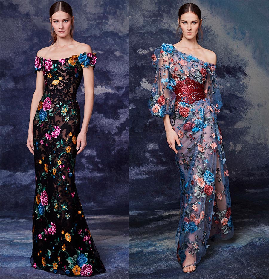 Long evening dresses: new items and trends