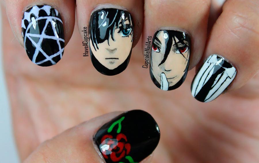 anime style nail designs