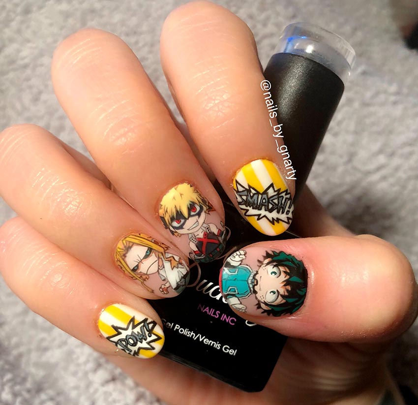 Japanese manicure: anime style nail designs