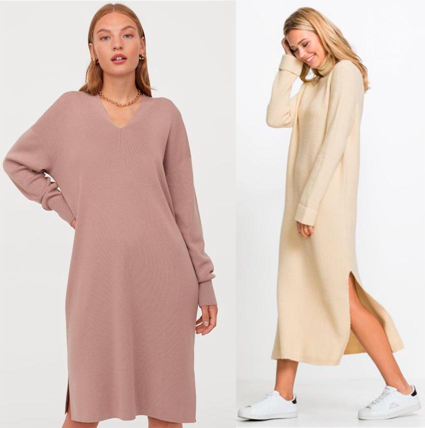 Fashionable warm dresses