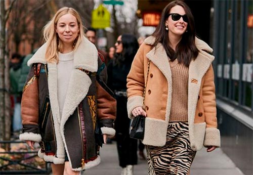 What sheepskin coats are in fashion and what to wear with them?