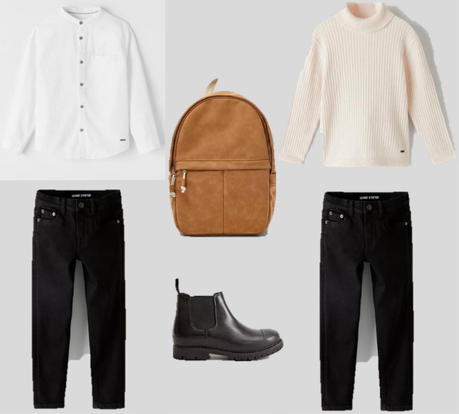 Capsule school wardrobe