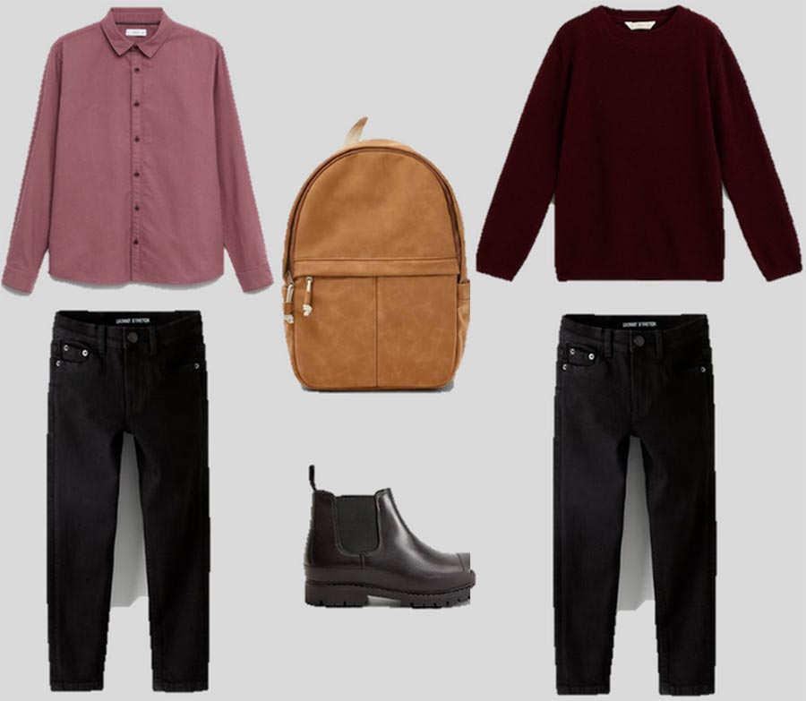 Capsule school wardrobe