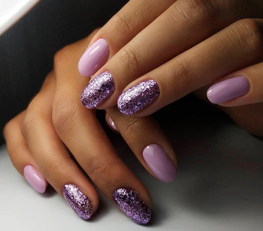 Glitter and shine for nails: proper use and fashion trends