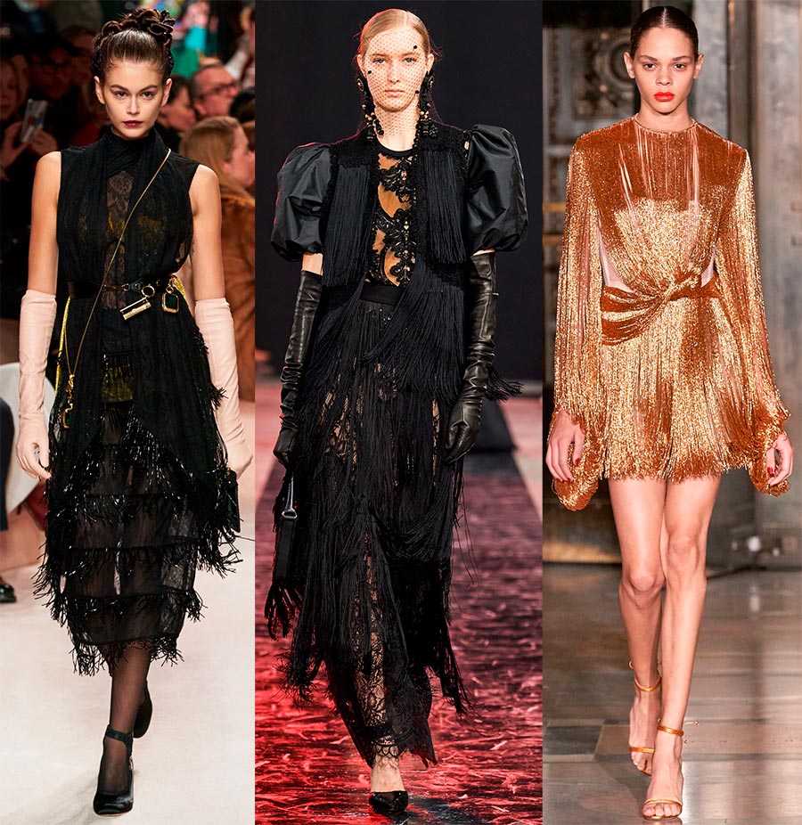 Fringed Evening Dresses