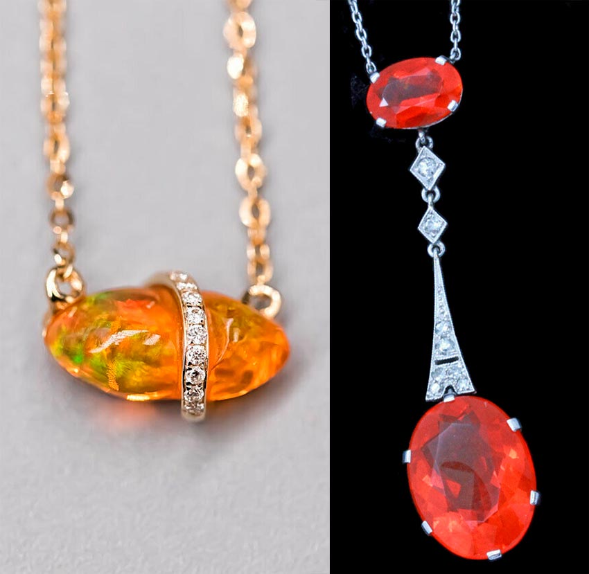 Fire Opal Pendant