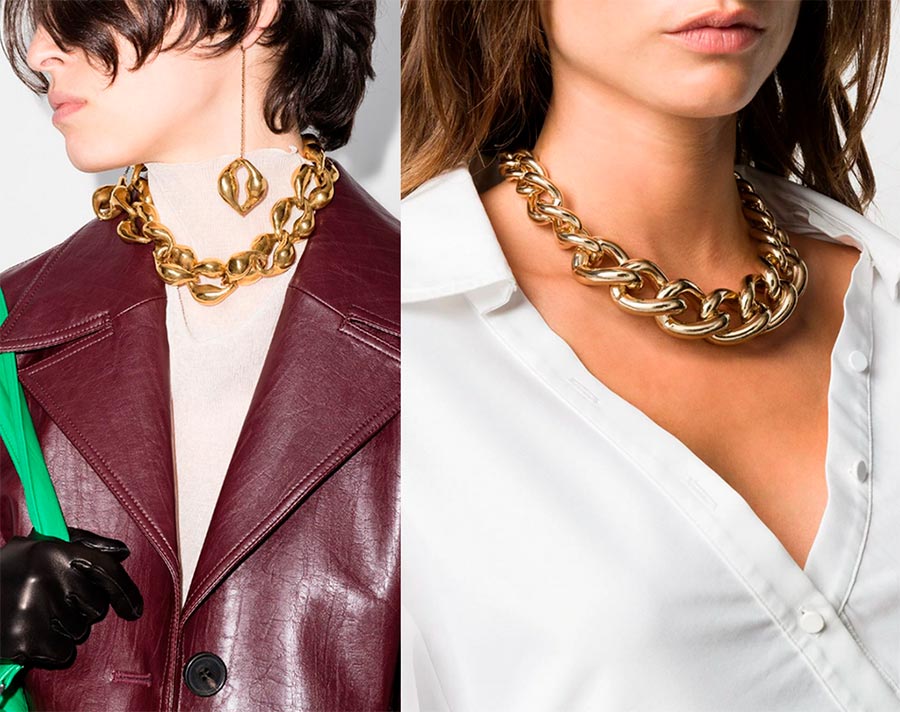 How to wear chains