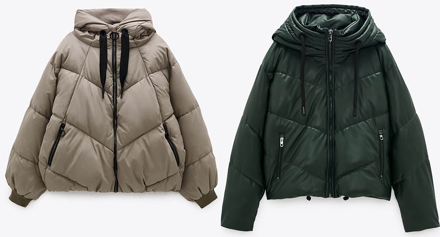 Fashionable down jackets in the mass market for the winter of 2024-2025