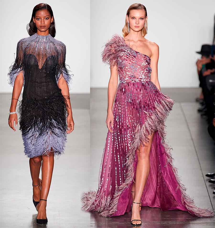 Feather Dresses 2024