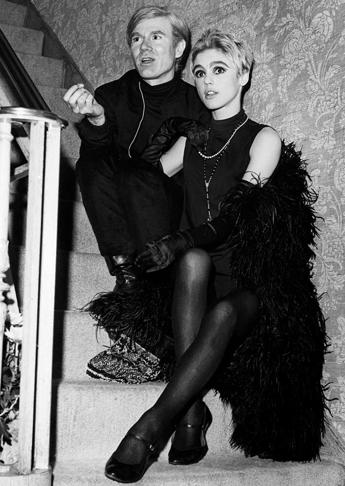 Edie Sedgwick and Andy Warhol