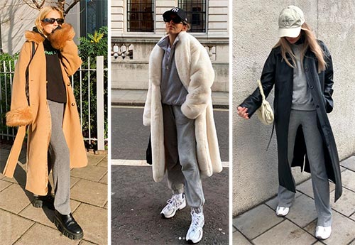 What to wear with sweatpants to look stylish