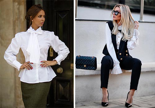 White blouse: stylish ideas for office outfits