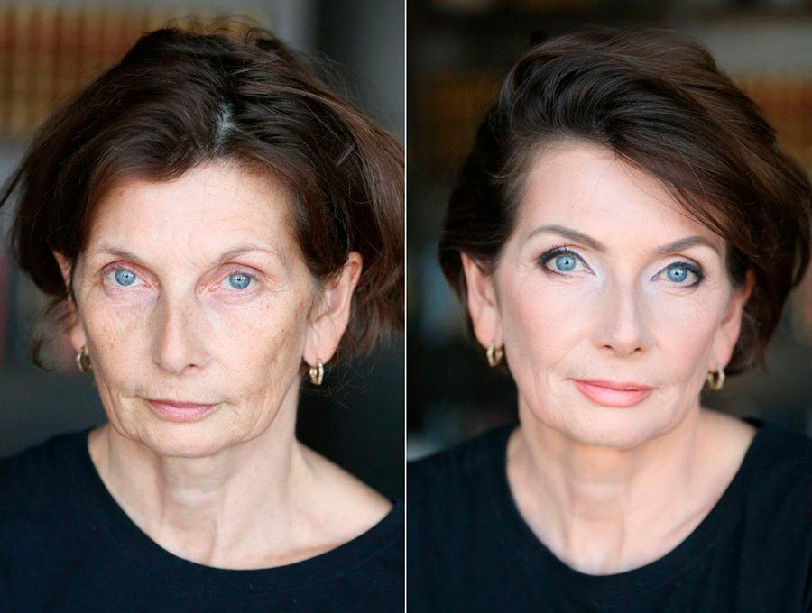 Anti-aging makeup for the holiday