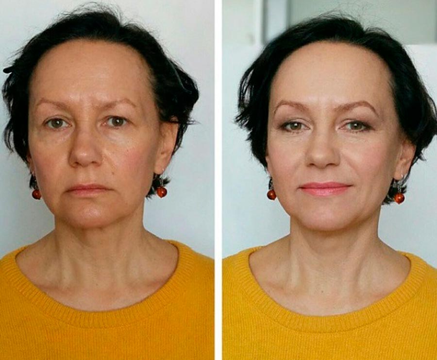 Anti-aging makeup for the holiday