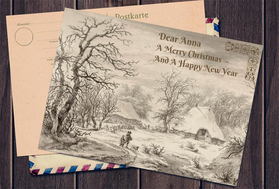 How to make a New Year card