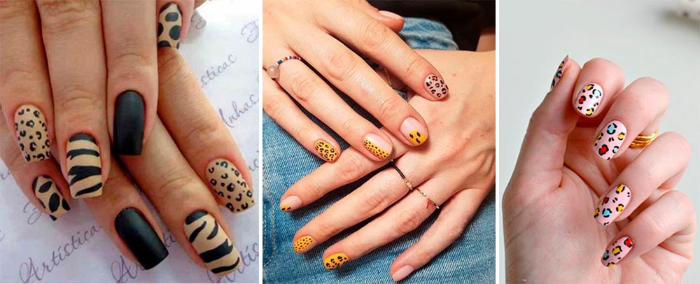 Animal nail design