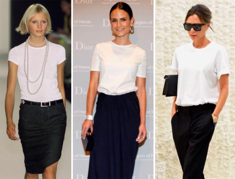 How to wear a white t-shirt