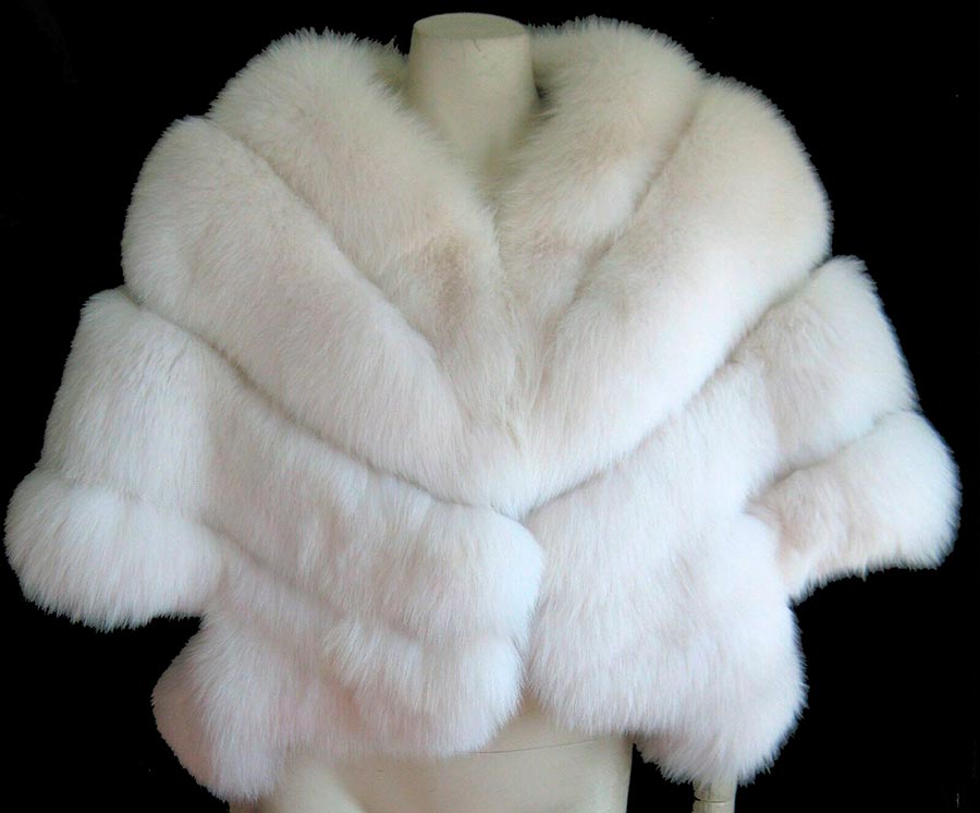 Arctic fox fur