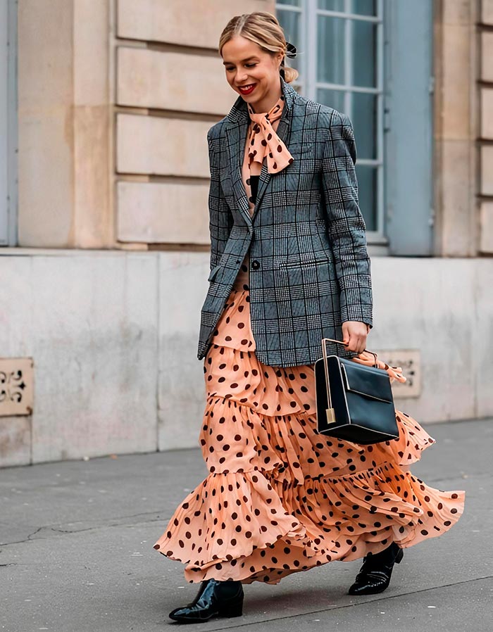 Polka-dot dress