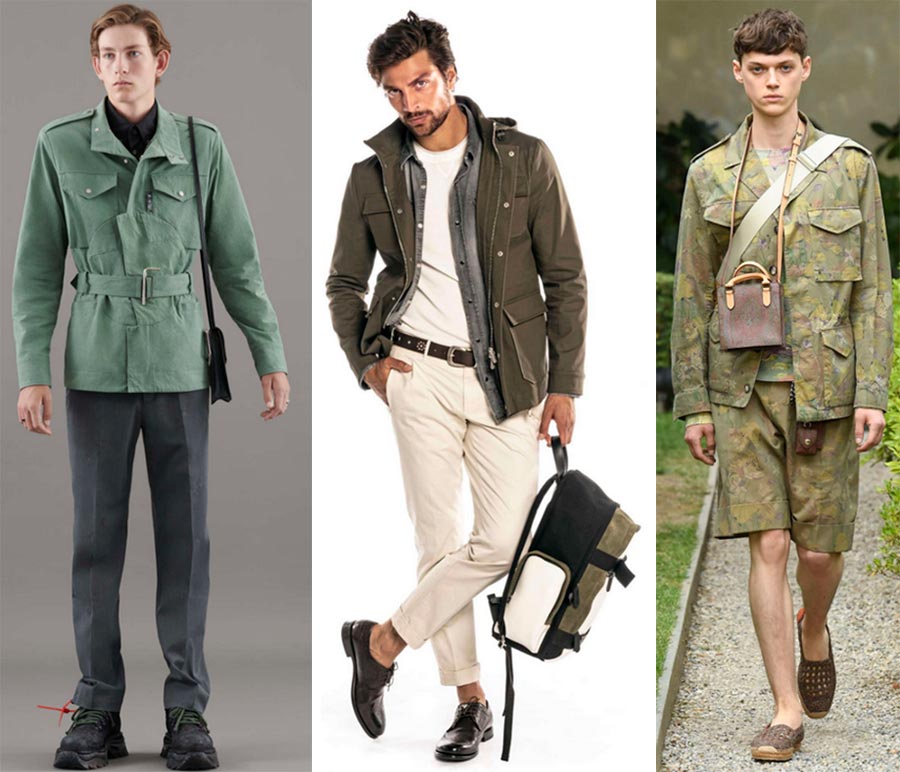 Trendy Khaki Parkas