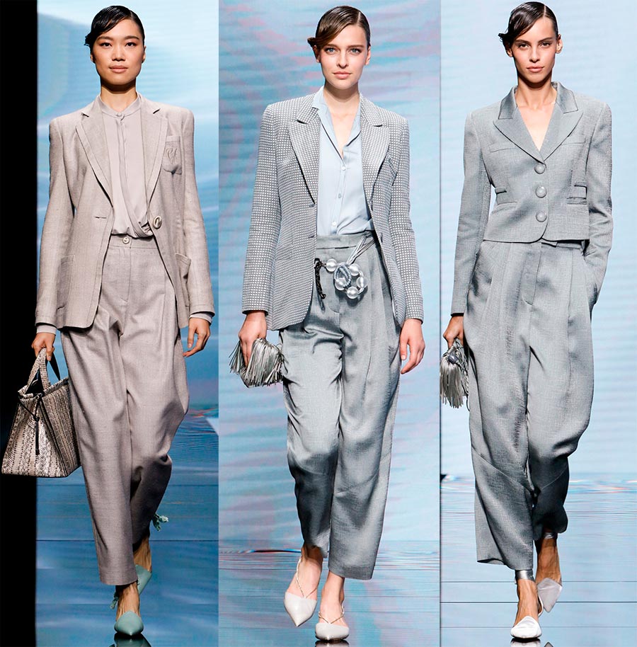 Women's suits by Giorgio Armani