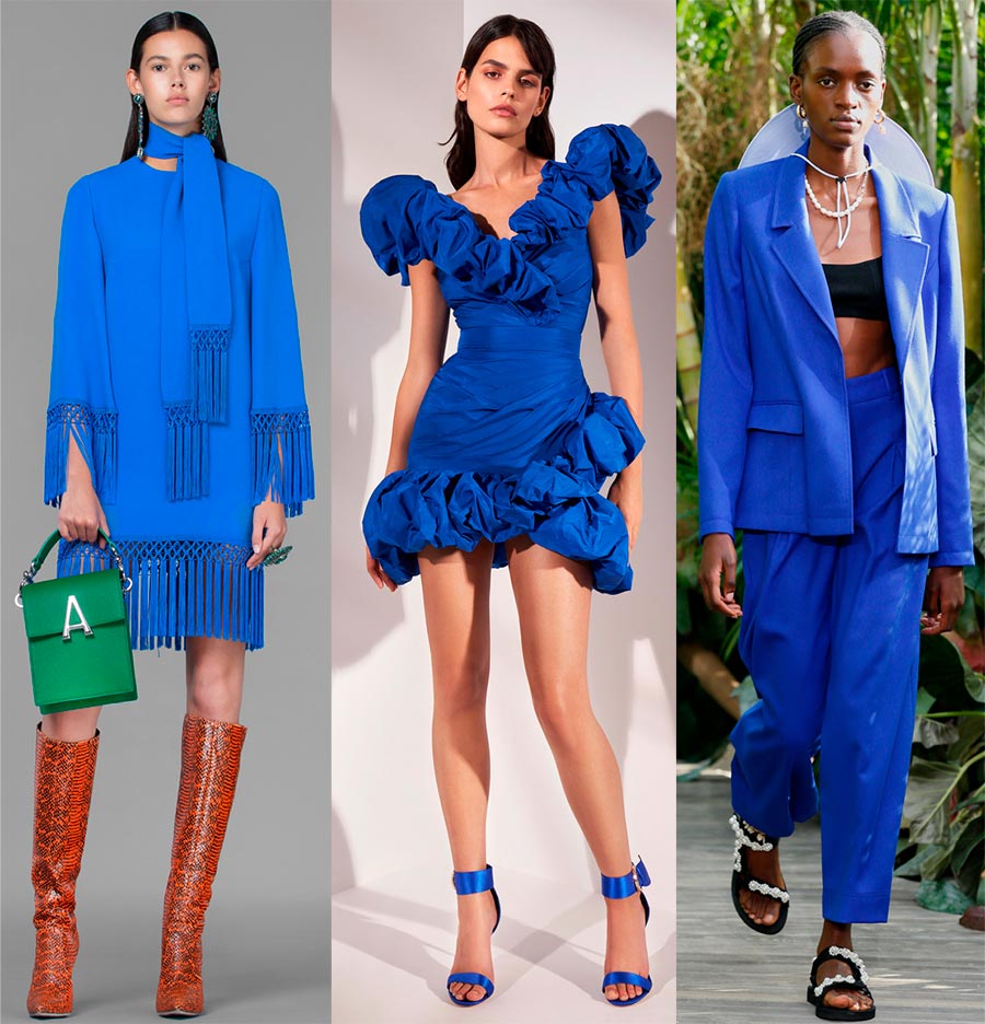 Blue is in fashion