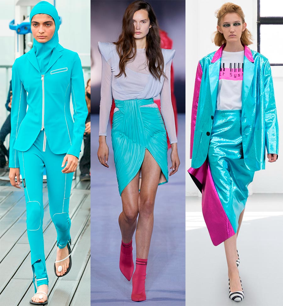 Trendy shades of spring-summer