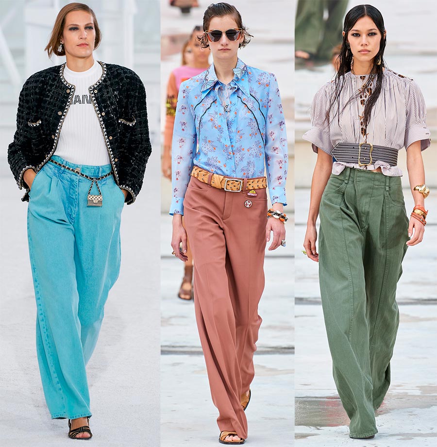 Trousers for spring-summer