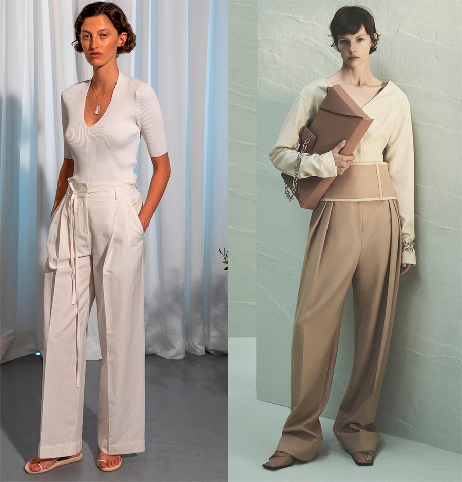 Wide leg pants for women