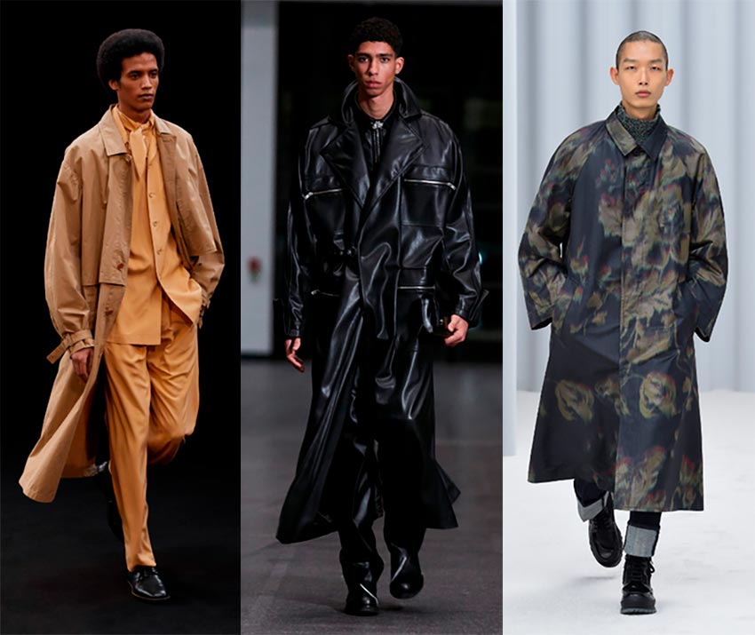 Trench coats for men