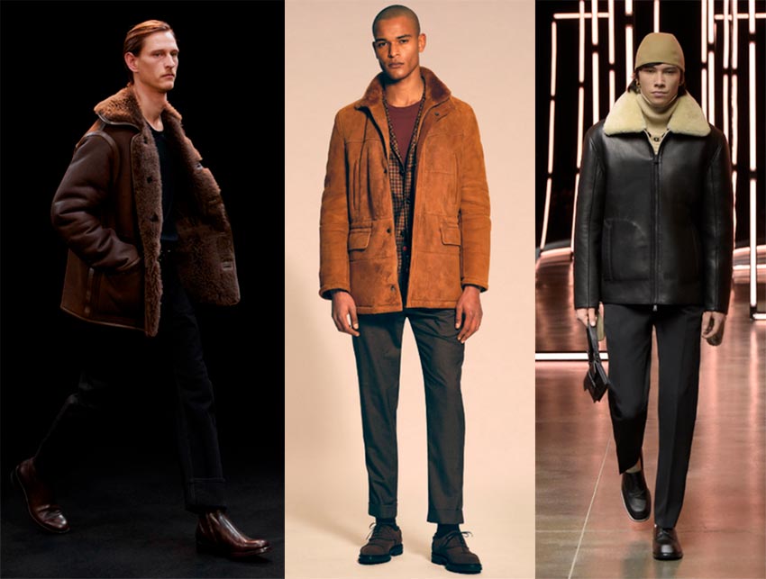 Men's sheepskin coats 2024