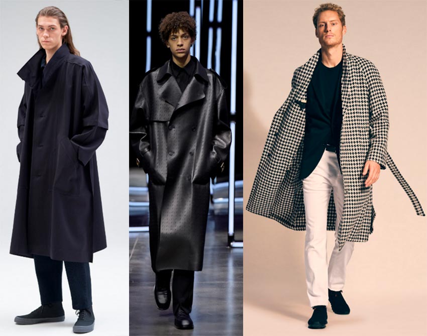 Trench coats for men