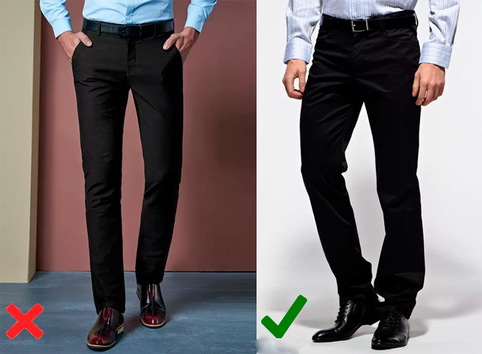 Men's pants length