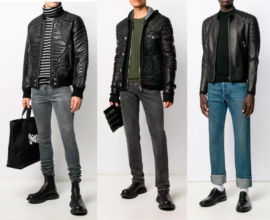 What to wear with a leather jacket