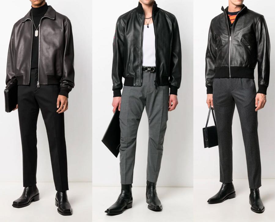 How to wear a leather jacket for men: stylish looks