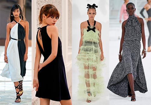 Halter dress: summer fashion trend