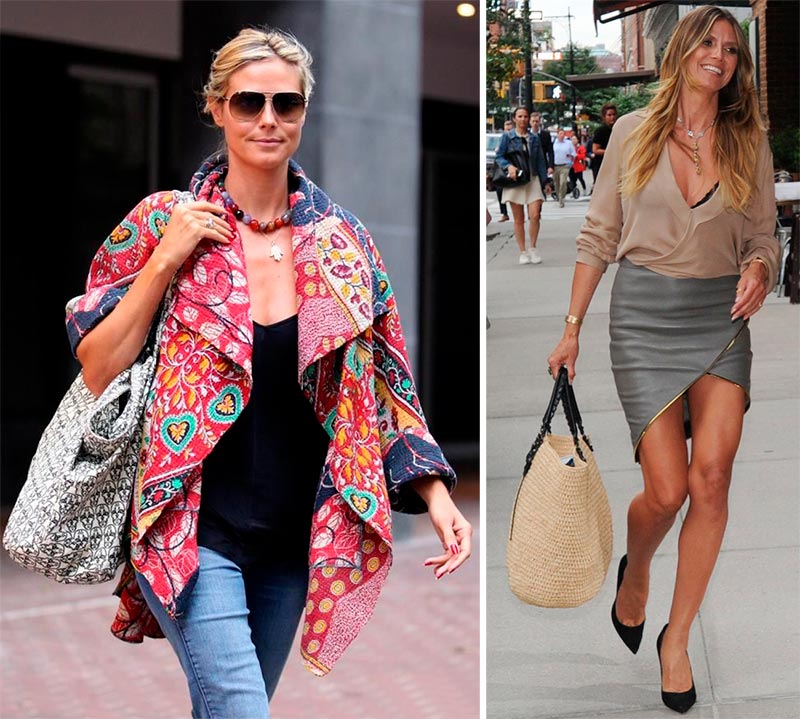 Les looks de tous les jours de Heidi Klum