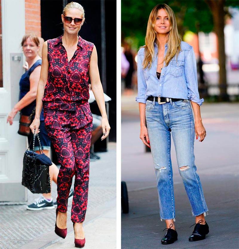 Les looks de tous les jours de Heidi Klum